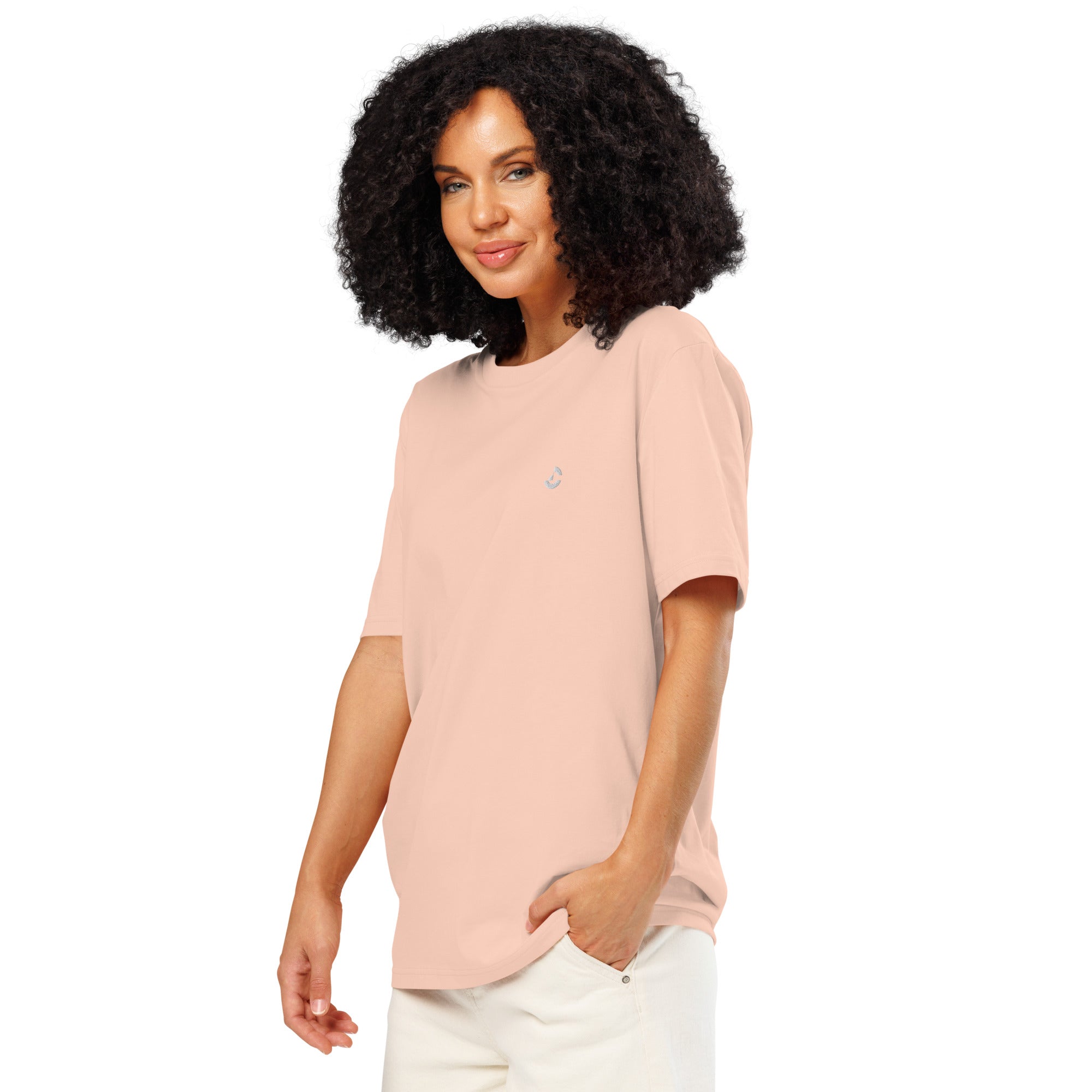 Unisex Organic Ribbed Neck T-Shirt - ClotheNest