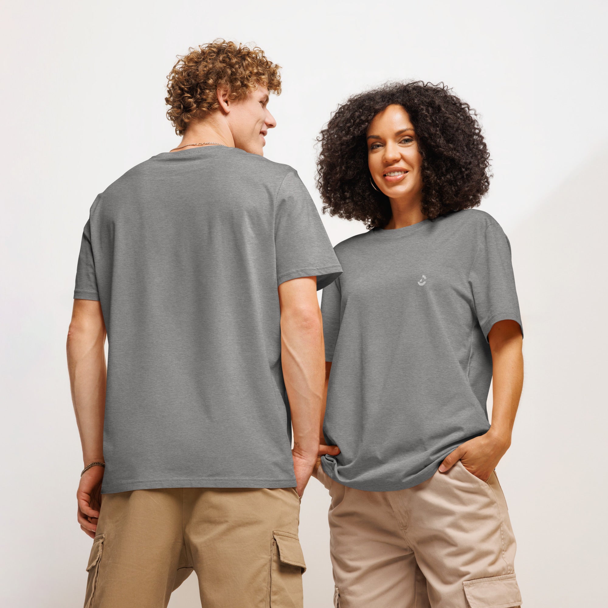 Unisex Organic Ribbed Neck T-Shirt - ClotheNest