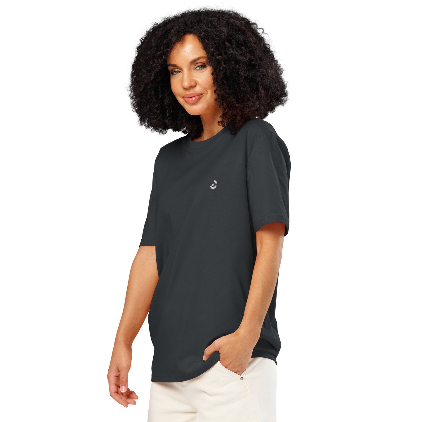 Unisex Organic Ribbed Neck T-Shirt - ClotheNest