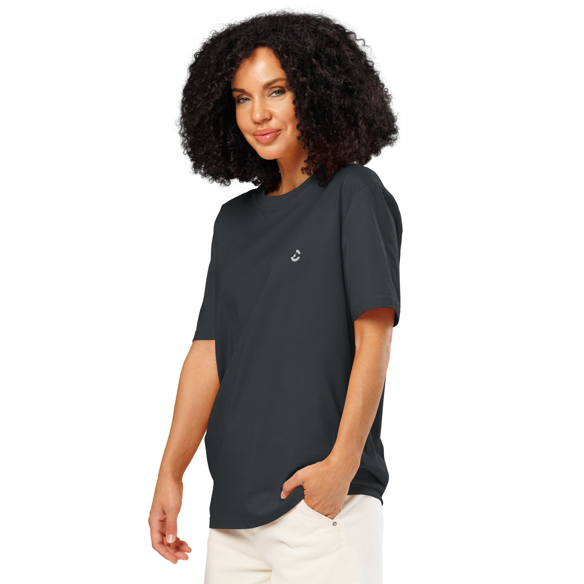 Unisex Organic Ribbed Neck T-Shirt - ClotheNest
