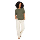 Unisex Organic Ribbed Neck T-Shirt - ClotheNest