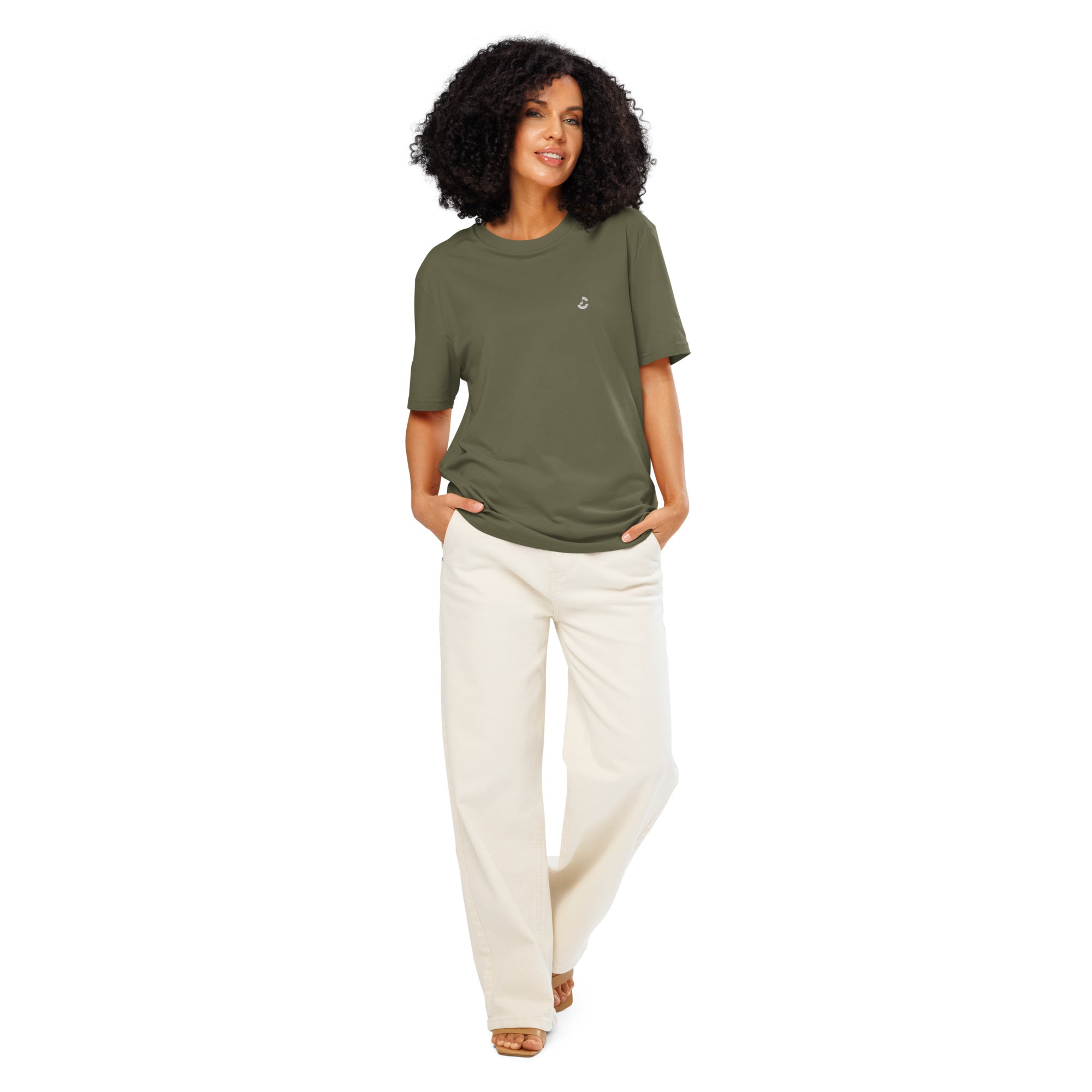 Unisex Organic Ribbed Neck T-Shirt - ClotheNest