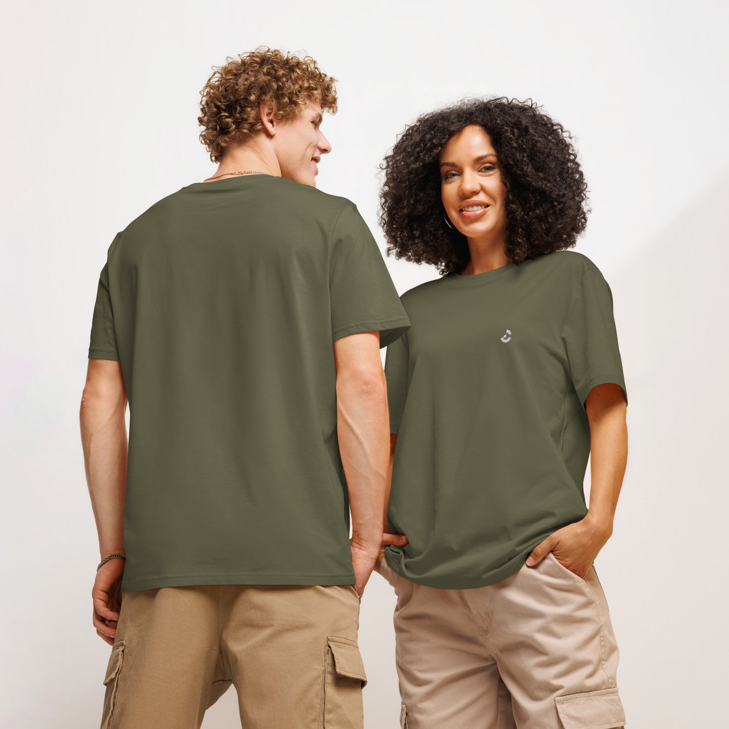 Unisex Organic Ribbed Neck T-Shirt - ClotheNest