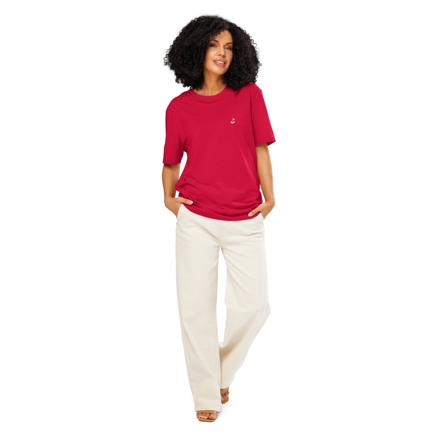 Unisex Organic Ribbed Neck T-Shirt - ClotheNest