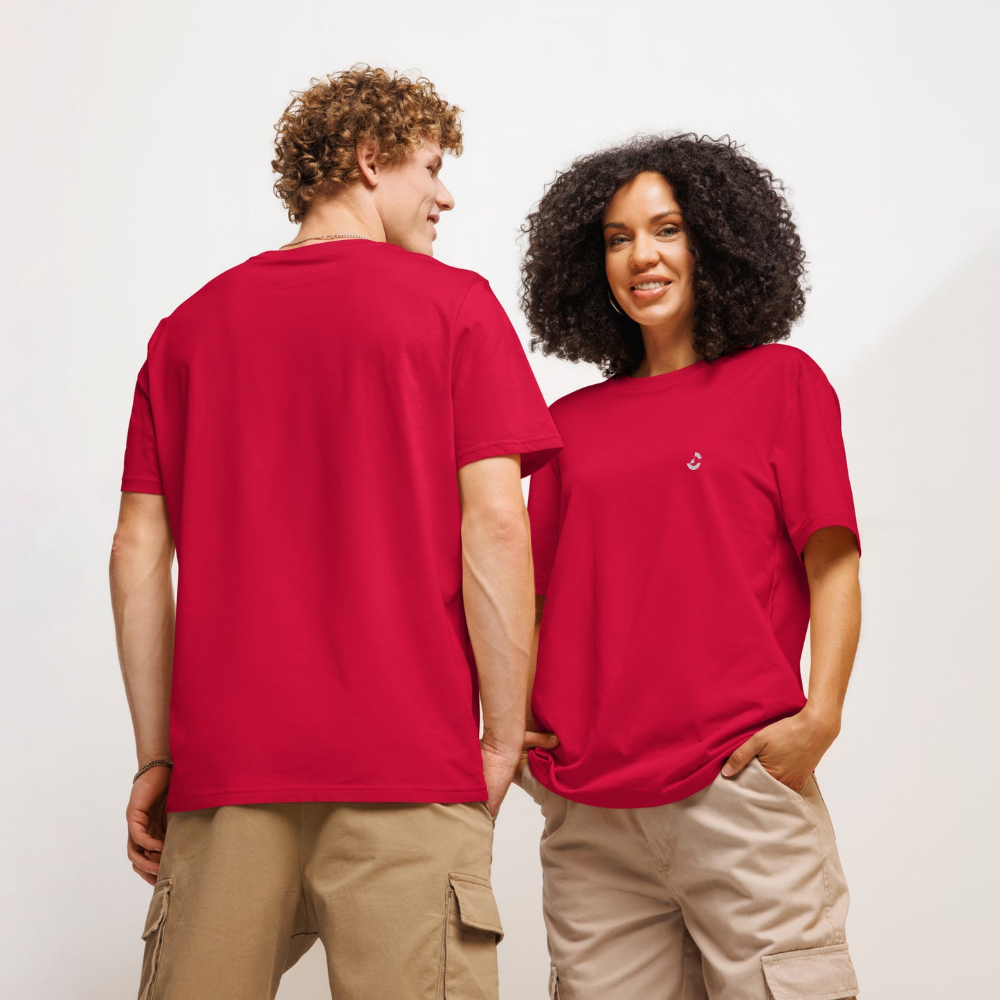 Unisex Organic Ribbed Neck T-Shirt - ClotheNest