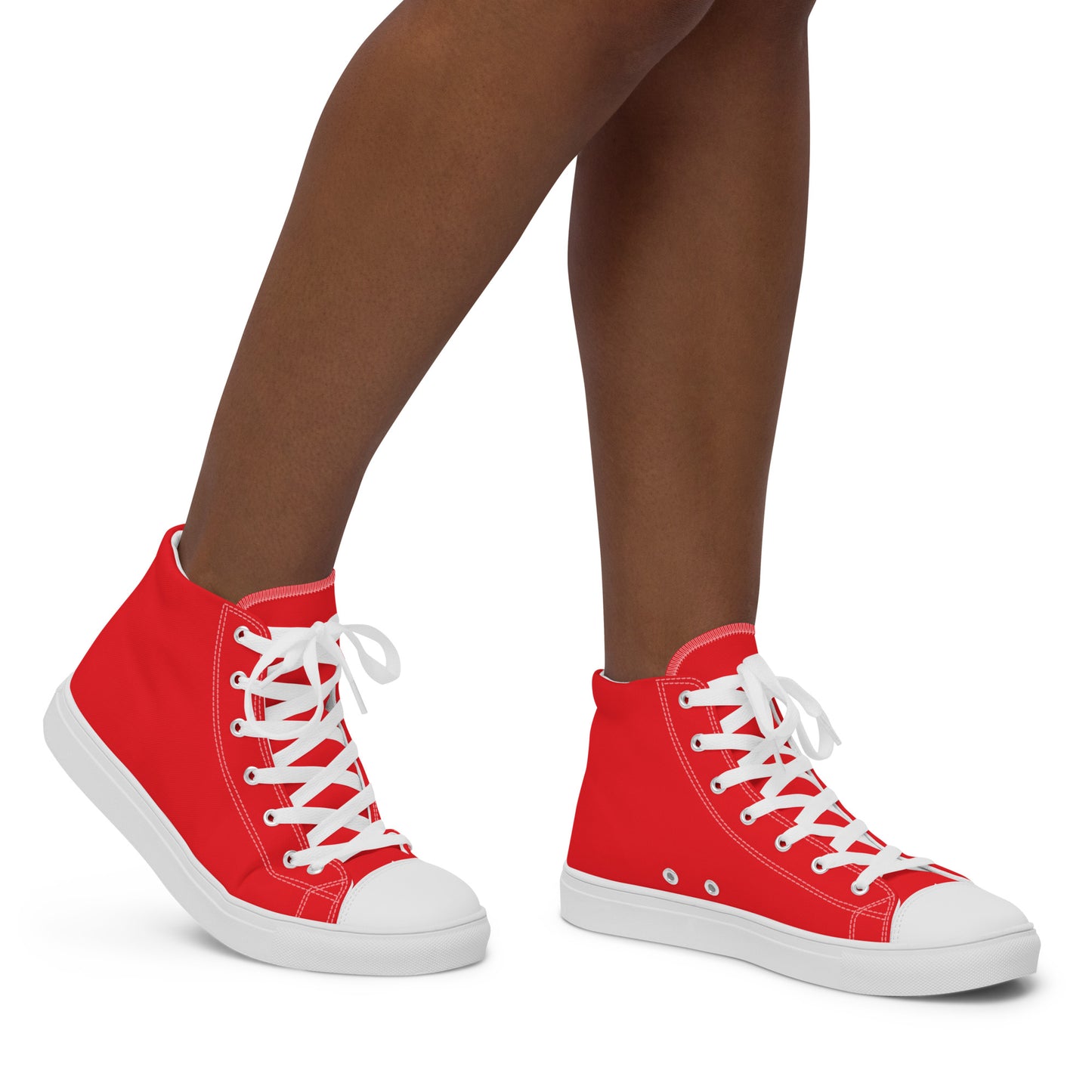 Women's Crimson Kicks Canvas Shoes - ClotheNest