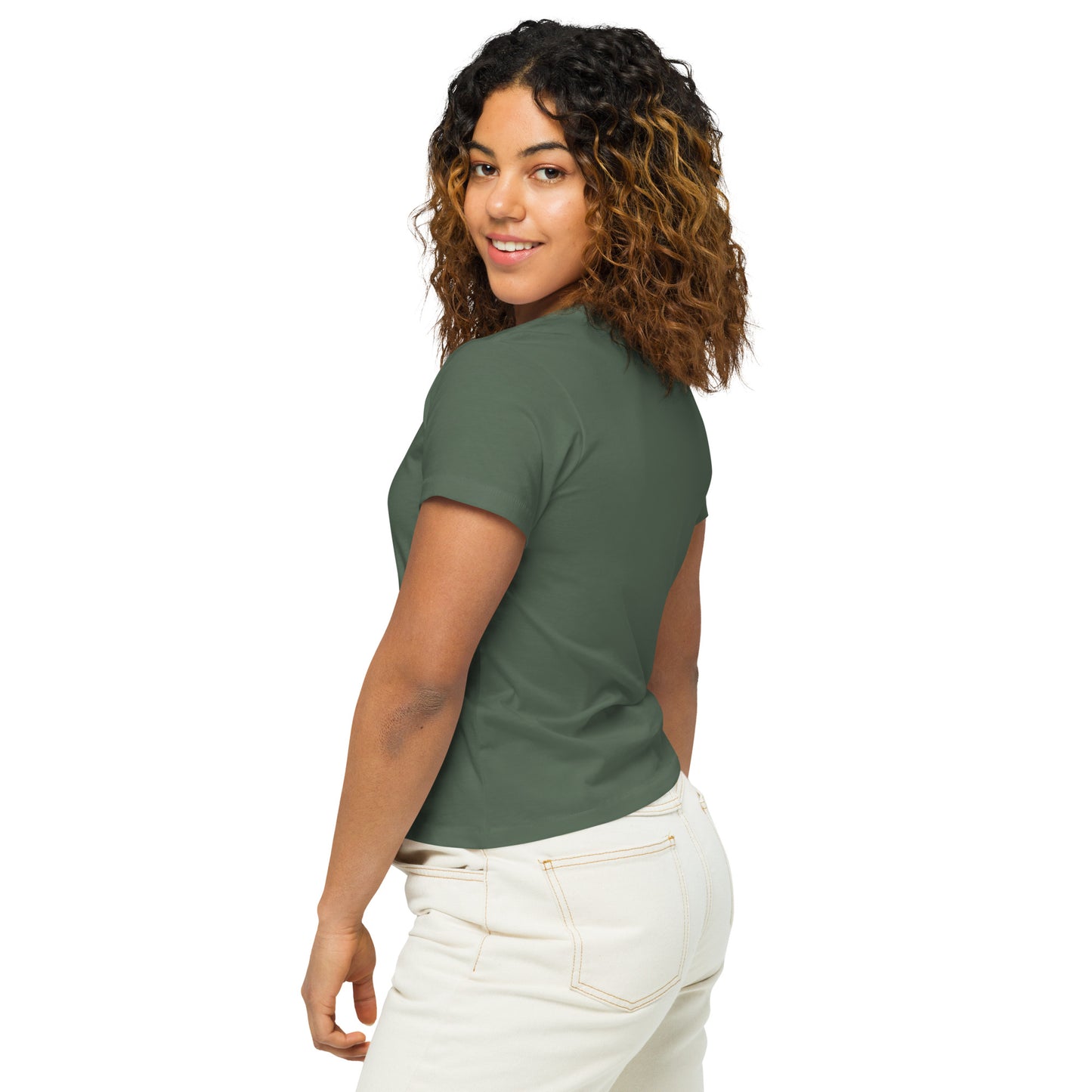 Women's High - Waisted Tee - ClotheNest