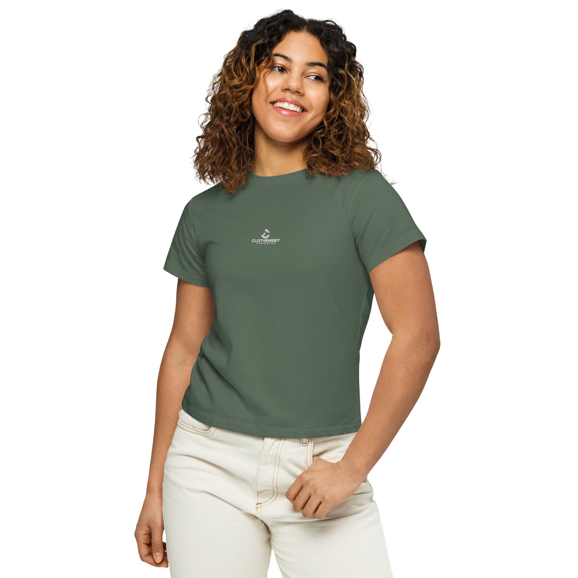 Women's High - Waisted Tee - ClotheNest