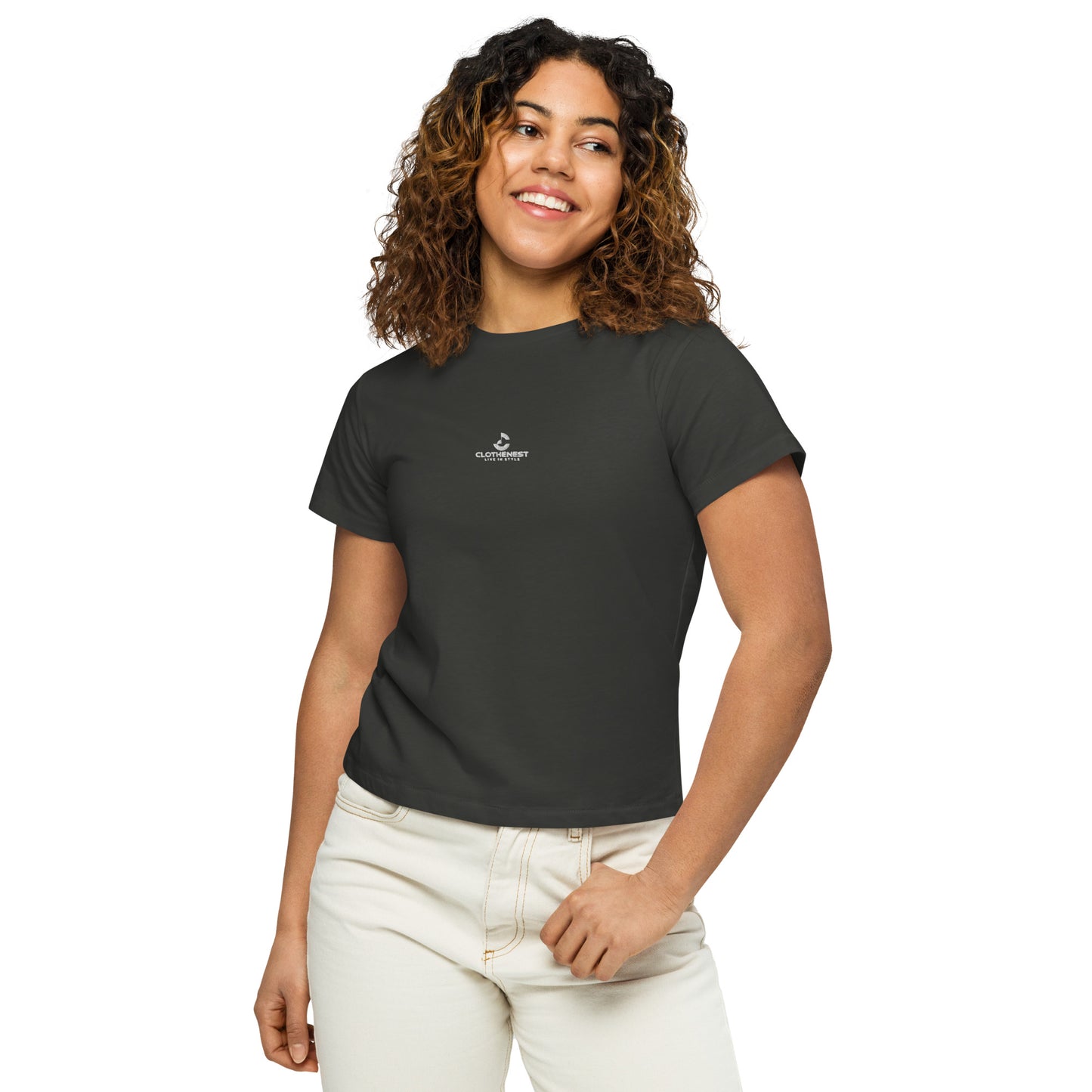 Women's High - Waisted Tee - ClotheNest