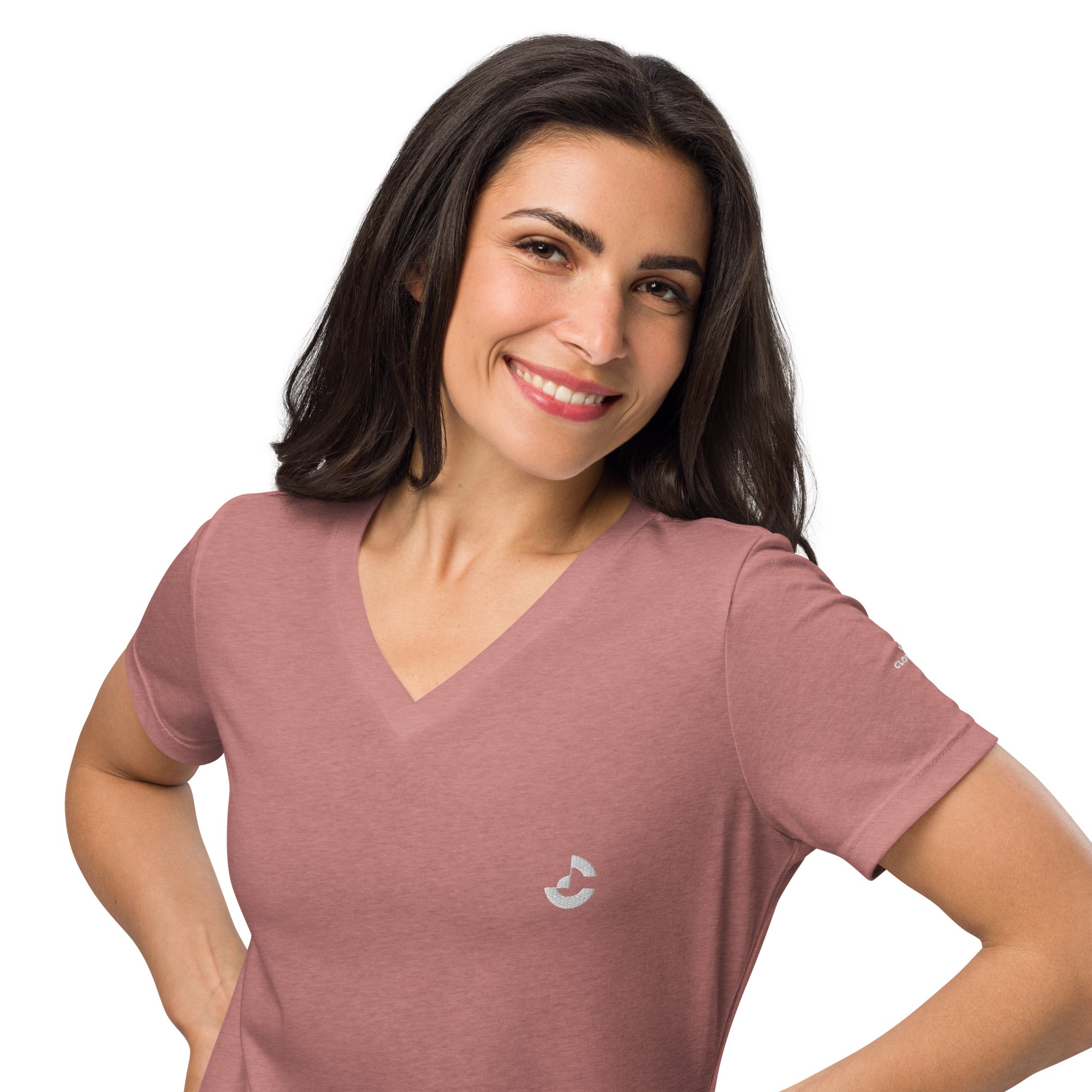 Women's Relaxed V - Neck T-Shirt - ClotheNest