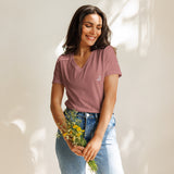 Women's Relaxed V - Neck T-Shirt - ClotheNest