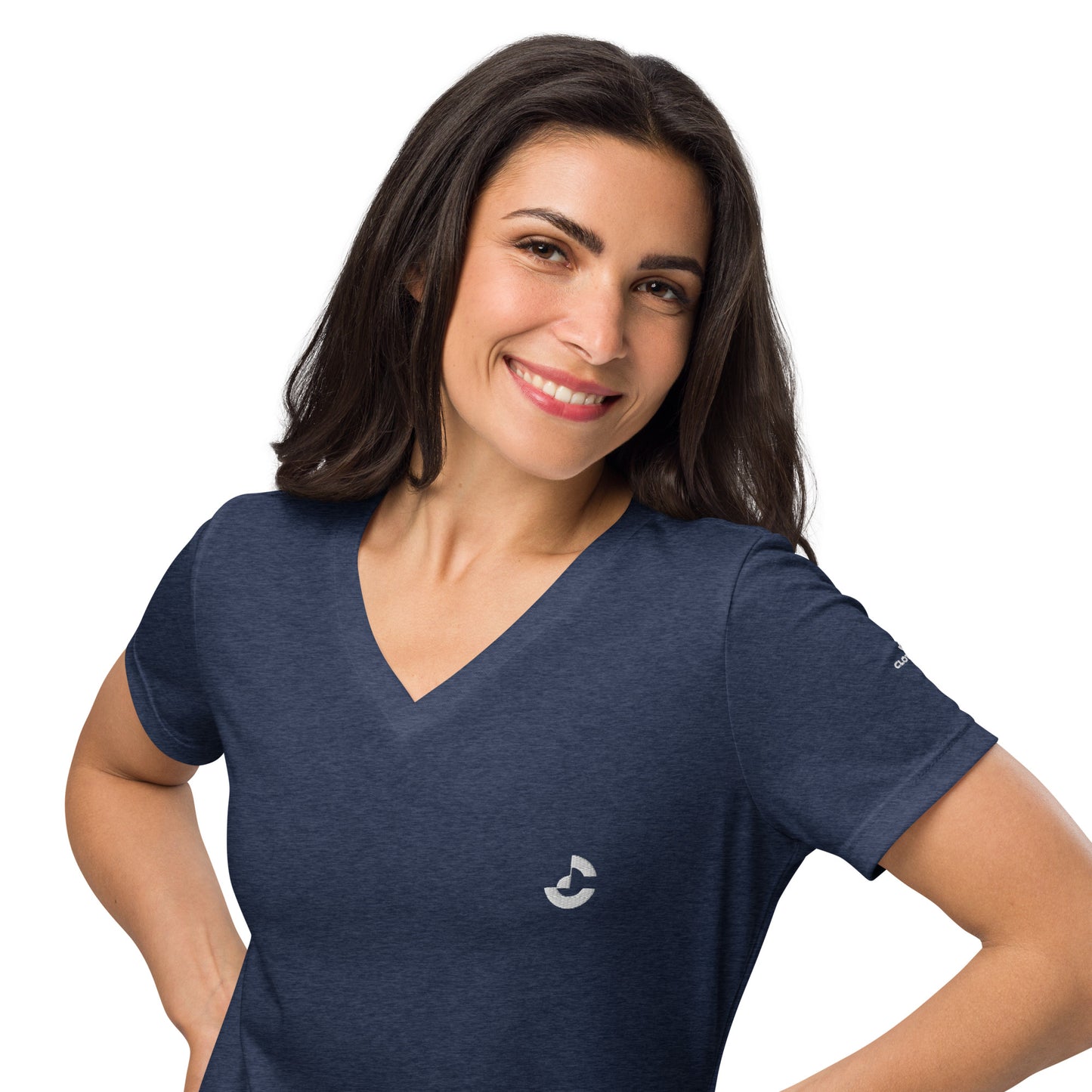 Women's Relaxed V - Neck T-Shirt - ClotheNest