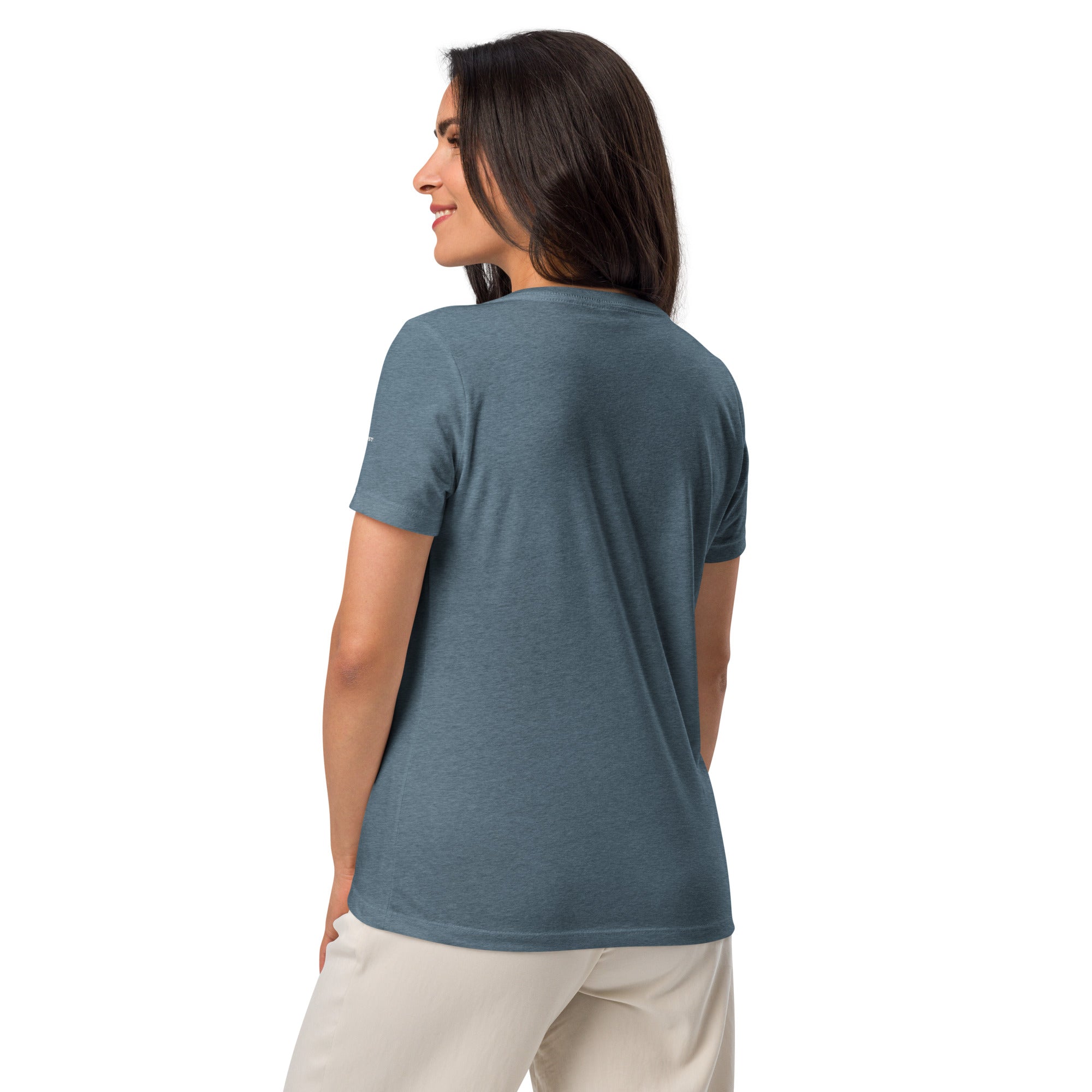 Women's Relaxed V - Neck T-Shirt - ClotheNest