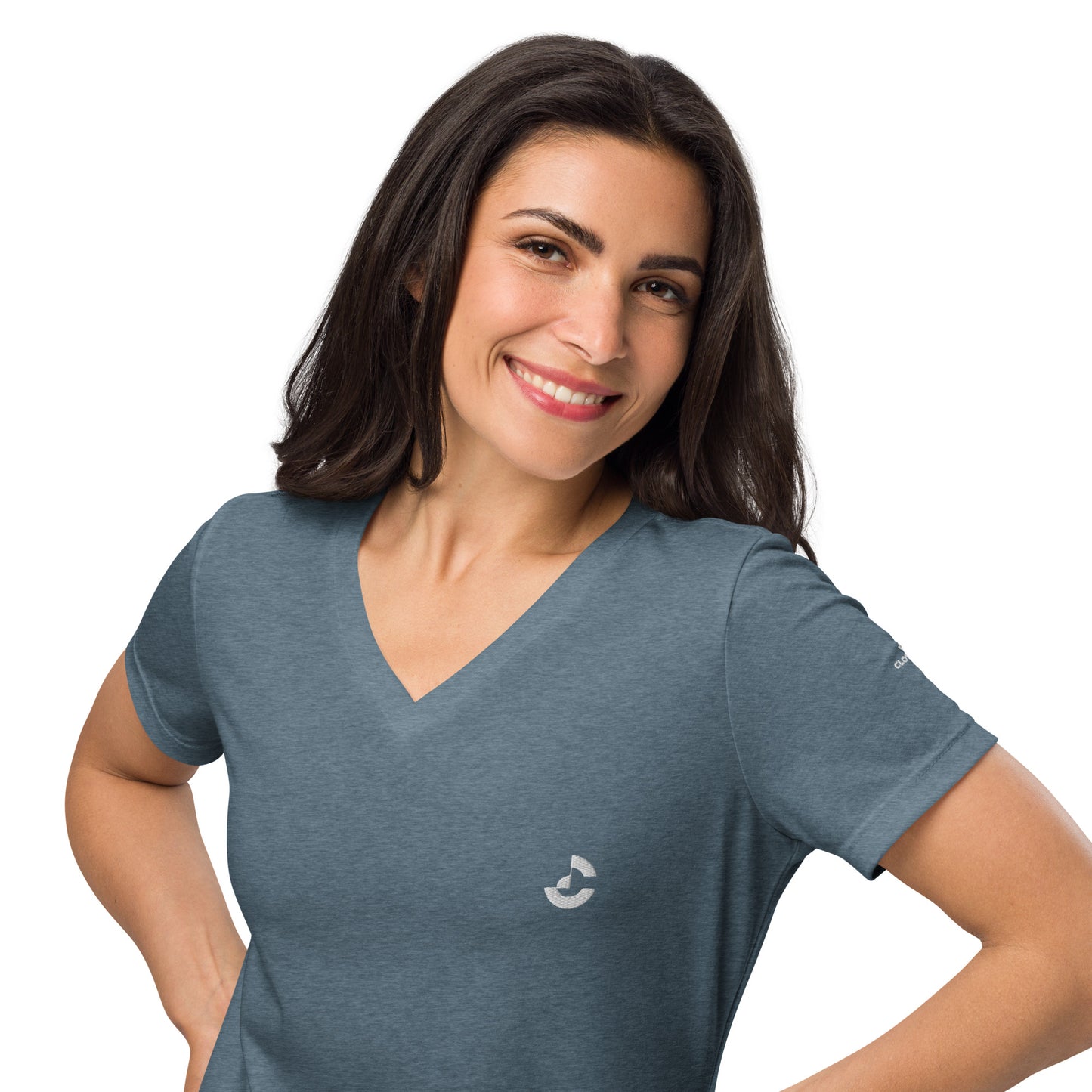 Women's Relaxed V - Neck T-Shirt - ClotheNest