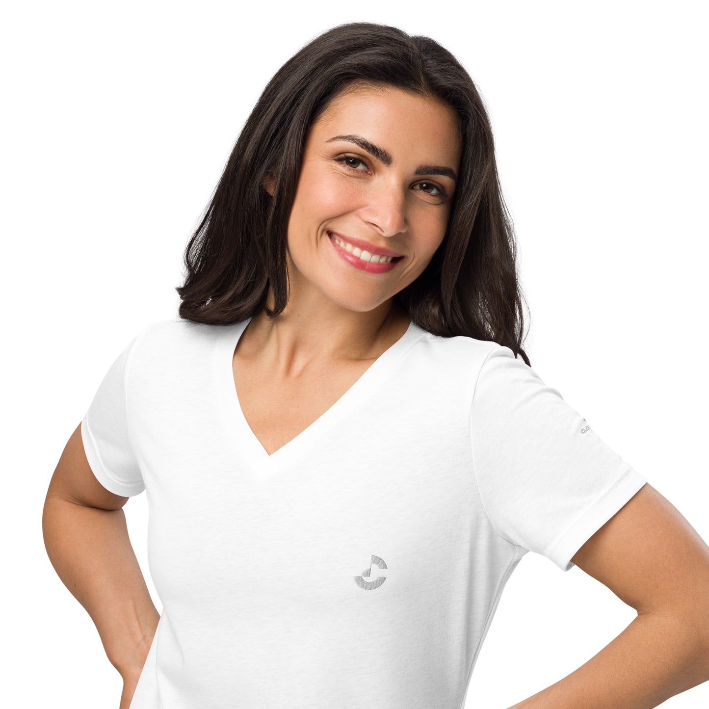 Women's Relaxed V - Neck T-Shirt - ClotheNest