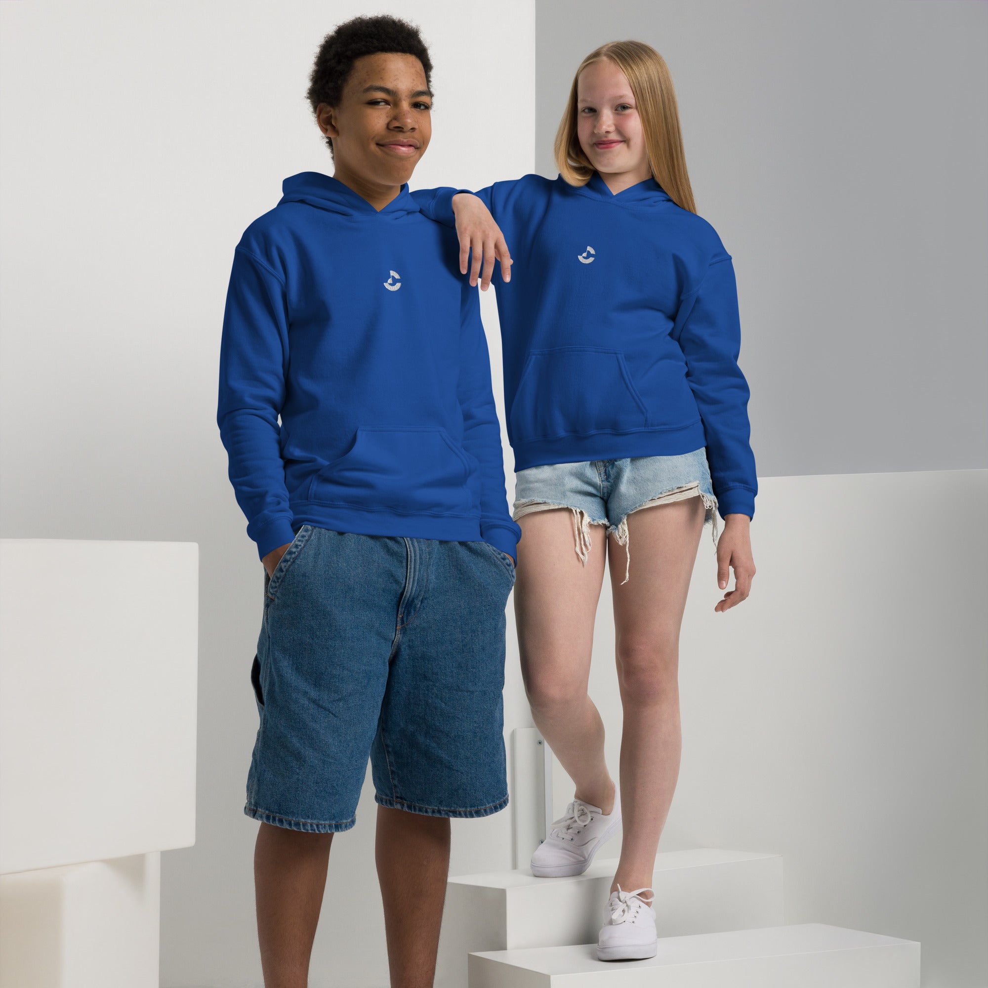 Youth SolidStep Hoodie - ClotheNest